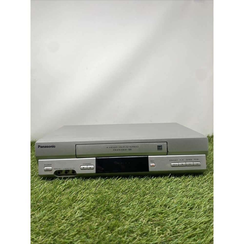 Panasonic PV-V4525S VHS VCR 4-Head Hi-Fi Omnivision Tested Working - No Remote